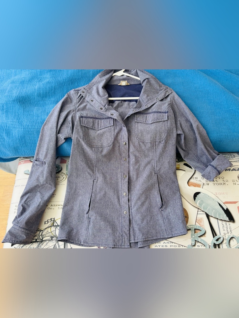 Duluth Trading Co Survivor Sun Protect UPF 50 Sun Protection Shirt Jacket, S